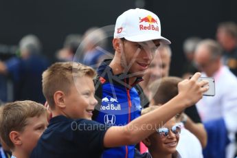 World © Octane Photographic Ltd. Formula 1 – Italian GP - Paddock. Scuderia Toro Rosso STR13 – Pierre Gasly. Autodromo Nazionale di Monza, Monza, Italy. Sunday 2nd September 2018.