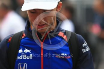 World © Octane Photographic Ltd. Formula 1 – Italian GP - Paddock. Scuderia Toro Rosso STR13 – Pierre Gasly. Autodromo Nazionale di Monza, Monza, Italy. Sunday 2nd September 2018.