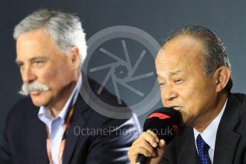 World © Octane Photographic Ltd. Formula 1 - Italian GP - Friday FIA Team Press Conference. Takashi Yamamoto. Autodromo Nazionale di Monza, Monza, Italy. Friday 31st August 2018.