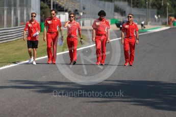 World © Octane Photographic Ltd. Formula 1 – Italian GP - Track Walk. Scuderia Ferrari SF71-H – Sebastian Vettel. Autodromo Nazionale di Monza, Monza, Italy. Thursday 30th August 2018.