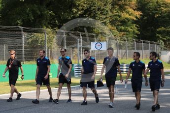 World © Octane Photographic Ltd. FIA Formula 2 (F2) – Italian GP - Track Walk. DAMS - Alexander Albon. Monza, Italy. Thursday 30th August 2018.