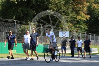 World © Octane Photographic Ltd. FIA Formula 2 (F2) – Italian GP - Track Walk Podium. Russian Time - Artem Markelov. Monza, Italy. Thursday 30th August 2018