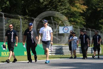 World © Octane Photographic Ltd. FIA Formula 2 (F2) – Italian GP - Track Walk. BWT Arden - Maximilian Gunther. Monza, Italy. Thursday 30th August 2018.
