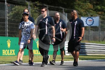 World © Octane Photographic Ltd. FIA Formula 2 (F2) – Italian GP - Track Walk. BWT Arden - Nirei Fukuzumi. Monza, Italy. Thursday 30th August 2018.