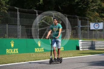 World © Octane Photographic Ltd. GP3 – Italian GP – Track Walk. Trident - Pedro Piquet. Monza, Italy. Thursday 30th August 2018.