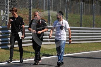 World © Octane Photographic Ltd. FIA Formula 2 (F2) – Italian GP - Track Walk. MP Motorsport - Ralph Boschung. Monza, Italy. Thursday 30th August 2018.