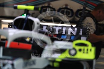 World © Octane Photographic Ltd. Formula 1 – Italian GP - Track Walk. Williams Martini Racing FW41. Autodromo Nazionale di Monza, Monza, Italy. Thursday 30th August 2018.