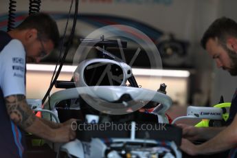 World © Octane Photographic Ltd. Formula 1 – Italian GP - Track Walk. Williams Martini Racing FW41. Autodromo Nazionale di Monza, Monza, Italy. Thursday 30th August 2018.