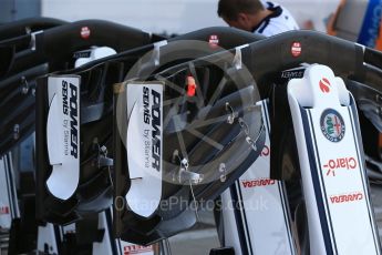 World © Octane Photographic Ltd. Formula 1 – Italian GP - Track Walk. Alfa Romeo Sauber F1 Team C37. Autodromo Nazionale di Monza, Monza, Italy. Thursday 30th August 2018.