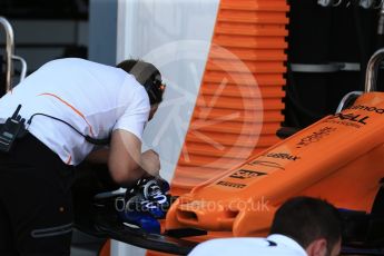 World © Octane Photographic Ltd. Formula 1 – Italian GP - Track Walk. McLaren MCL33. Autodromo Nazionale di Monza, Monza, Italy. Thursday 30th August 2018.