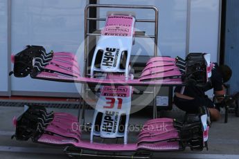 World © Octane Photographic Ltd. Formula 1 – Italian GP - Track Walk. Racing Point Force India VJM11. Autodromo Nazionale di Monza, Monza, Italy. Thursday 30th August 2018.