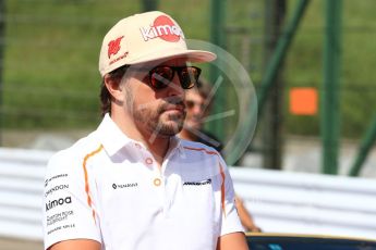 World © Octane Photographic Ltd. Formula 1 – Japanese GP - Drivers Parade. McLaren MCL33 – Fernando Alonso. Suzuka Circuit, Japan. Sunday 7th October 2018.