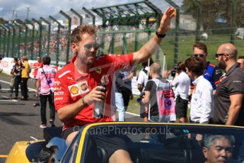 World © Octane Photographic Ltd. Formula 1 – Japanese GP - Drivers Parade. Scuderia Ferrari SF71-H – Sebastian Vettel. Suzuka Circuit, Japan. Sunday 7th October 2018.