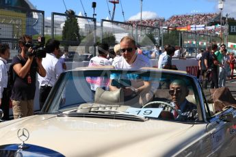 World © Octane Photographic Ltd. Formula 1 – Japanese GP - Drivers Parade. Mercedes AMG Petronas Motorsport AMG F1 W09 EQ Power+ - Valtteri Bottas. Suzuka Circuit, Japan. Sunday 7th October 2018.