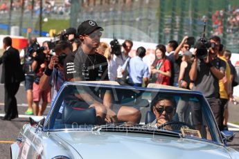 World © Octane Photographic Ltd. Formula 1 – Japanese GP – Drivers Parade. Mercedes AMG Petronas Motorsport AMG F1 W09 EQ Power+ - Lewis Hamilton. Suzuka Circuit, Japan. Sunday 7th October 2018.