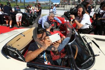 World © Octane Photographic Ltd. Formula 1 – Japanese GP - Drivers Parade. Aston Martin Red Bull Racing TAG Heuer RB14 – Max Verstappen. Suzuka Circuit, Japan. Sunday 7th October 2018.