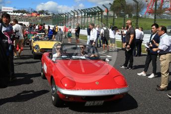 World © Octane Photographic Ltd. Formula 1 – Japanese GP - Drivers Parade. Haas F1 Team VF-18 – Romain Grosjean. Suzuka Circuit, Japan. Sunday 7th October 2018.