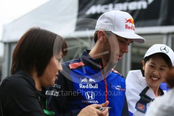 World © Octane Photographic Ltd. Formula 1 – Japanese GP - Paddock. Scuderia Toro Rosso STR13 – Pierre Gasly. Suzuka Circuit, Japan. Friday 5th October 2018.