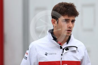 World © Octane Photographic Ltd. Formula 1 – Japanese GP - Paddock. Alfa Romeo Sauber F1 Team C37 – Charles Leclerc. Suzuka Circuit, Japan. Friday 5th October 2018.