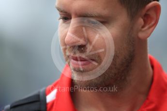 World © Octane Photographic Ltd. Formula 1 – Japanese GP - Paddock. Scuderia Ferrari SF71-H – Sebastian Vettel. Suzuka Circuit, Japan. Friday 5th October 2018.