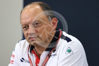World © Octane Photographic Ltd. Formula 1 - Japanese GP - Friday FIA Team Press Conference. Frederic Vasseur – Team Principal and CEO of Sauber Motorsport AG. Suzuka Circuit, Japan. Friday 5th October 2018.