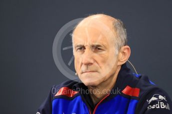 World © Octane Photographic Ltd. Formula 1 - Japanese GP - Friday FIA Team Press Conference. Franz Tost – Team Principal of Scuderia Toro Rosso. Suzuka Circuit, Japan. Friday 5th October 2018.