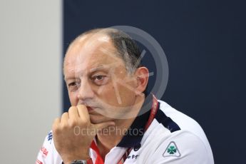 World © Octane Photographic Ltd. Formula 1 - Japanese GP - Friday FIA Team Press Conference. Frederic Vasseur – Team Principal and CEO of Sauber Motorsport AG. Suzuka Circuit, Japan. Friday 5th October 2018.