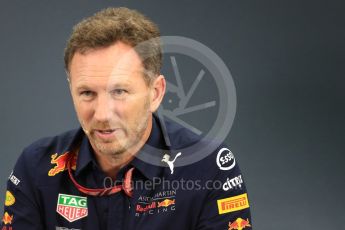 World © Octane Photographic Ltd. Formula 1 - Japanese GP – Friday FIA Team Press Conference. Christian Horner - Team Principal of Red Bull Racing. Suzuka Circuit, Japan. Friday 5th October 2018.