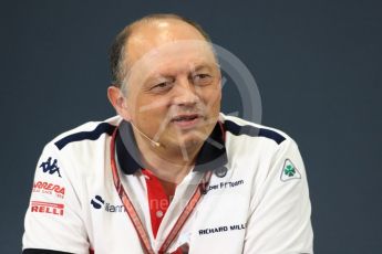 World © Octane Photographic Ltd. Formula 1 - Japanese GP - Friday FIA Team Press Conference. Frederic Vasseur – Team Principal and CEO of Sauber Motorsport AG. Suzuka Circuit, Japan. Friday 5th October 2018.