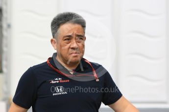 World © Octane Photographic Ltd. Formula 1 - Japanese GP - Paddock. Masashi Yamamoto - General Manager of Honda’s motorsport division. Suzuka Circuit, Japan. Saturday 6th October 2018.