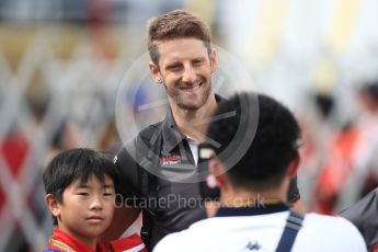 World © Octane Photographic Ltd. Formula 1 – Japanese GP - Paddock. Haas F1 Team VF-18 – Romain Grosjean. Suzuka Circuit, Japan. Saturday 6th October 2018.
