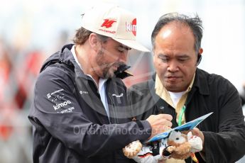 World © Octane Photographic Ltd. Formula 1 – Japanese GP - Paddock. McLaren MCL33 – Fernando Alonso. Suzuka Circuit, Japan. Saturday 6th October 2018.