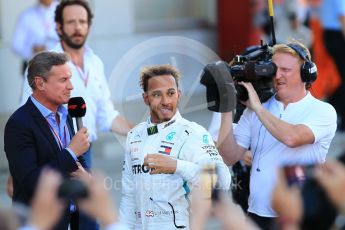 World © Octane Photographic Ltd. Formula 1 – Japanese GP – Parc Ferme. Mercedes AMG Petronas Motorsport AMG F1 W09 EQ Power+ - Lewis Hamilton. Suzuka Circuit, Japan. Sunday 7th October 2018.