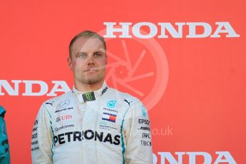 World © Octane Photographic Ltd. Formula 1 – Japanese GP – Podium. Mercedes AMG Petronas Motorsport AMG F1 W09 EQ Power+ - Valtteri Bottas. Suzuka Circuit, Japan. Sunday 7th October 2018.