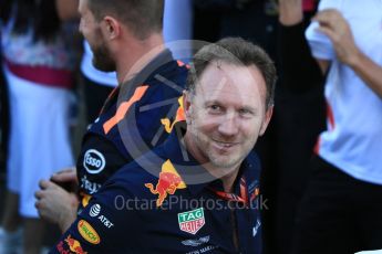 World © Octane Photographic Ltd. Formula 1 - Japanese GP - Parc Ferme. Christian Horner - Team Principal of Red Bull Racing. Suzuka Circuit, Japan. Sunday 7th October 2018.