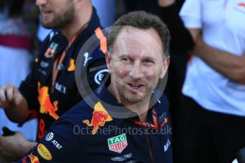 World © Octane Photographic Ltd. Formula 1 - Japanese GP - Parc Ferme. Christian Horner - Team Principal of Red Bull Racing. Suzuka Circuit, Japan. Sunday 7th October 2018.
