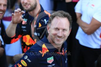 World © Octane Photographic Ltd. Formula 1 - Japanese GP - Parc Ferme. Christian Horner - Team Principal of Red Bull Racing. Suzuka Circuit, Japan. Sunday 7th October 2018.