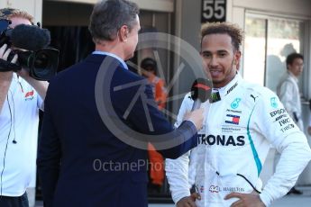 World © Octane Photographic Ltd. Formula 1 – Japanese GP – Parc Ferme. Mercedes AMG Petronas Motorsport AMG F1 W09 EQ Power+ - Lewis Hamilton. Suzuka Circuit, Japan. Sunday 7th October 2018.