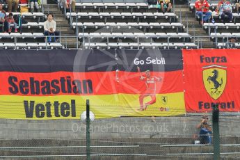 World © Octane Photographic Ltd. Formula 1 – Japanese GP - Practice 1. Scuderia Ferrari SF71-H – Sebastian Vettel fans' banners. Suzuka Circuit, Japan. Friday 5th October 2018.