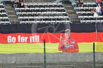 World © Octane Photographic Ltd. Formula 1 – Japanese GP - Practice 1. Scuderia Ferrari SF71-H – Sebastian Vettel fans' banners. Suzuka Circuit, Japan. Friday 5th October 2018.