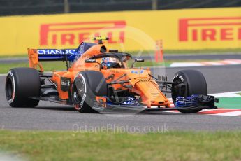 World © Octane Photographic Ltd. Formula 1 – Japanese GP - Practice 1. McLaren MCL33 Reserve Driver – Lando Norris. Suzuka Circuit, Japan. Friday 5th October 2018.