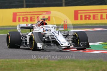 World © Octane Photographic Ltd. Formula 1 – Japanese GP - Practice 1. Alfa Romeo Sauber F1 Team C37 – Marcus Ericsson. Suzuka Circuit, Japan. Friday 5th October 2018.