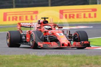 World © Octane Photographic Ltd. Formula 1 – Japanese GP - Practice 1. Scuderia Ferrari SF71-H – Sebastian Vettel. Suzuka Circuit, Japan. Friday 5th October 2018.