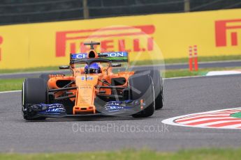 World © Octane Photographic Ltd. Formula 1 – Japanese GP - Practice 1. McLaren MCL33 – Fernando Alonso. Suzuka Circuit, Japan. Friday 5th October 2018.