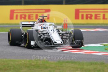 World © Octane Photographic Ltd. Formula 1 – Japanese GP - Practice 1. Alfa Romeo Sauber F1 Team C37 – Marcus Ericsson. Suzuka Circuit, Japan. Friday 5th October 2018.