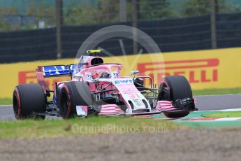 World © Octane Photographic Ltd. Formula 1 – Japanese GP - Practice 1. Racing Point Force India VJM11 - Esteban Ocon. Suzuka Circuit, Japan. Friday 5th October 2018.