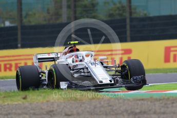 World © Octane Photographic Ltd. Formula 1 – Japanese GP - Practice 1. Alfa Romeo Sauber F1 Team C37 – Charles Leclerc. Suzuka Circuit, Japan. Friday 5th October 2018.