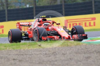 World © Octane Photographic Ltd. Formula 1 – Japanese GP - Practice 1. Scuderia Ferrari SF71-H – Kimi Raikkonen. Suzuka Circuit, Japan. Friday 5th October 2018.