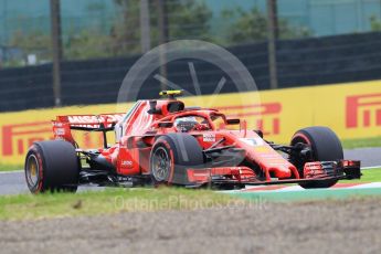 World © Octane Photographic Ltd. Formula 1 – Japanese GP - Practice 1. Scuderia Ferrari SF71-H – Kimi Raikkonen. Suzuka Circuit, Japan. Friday 5th October 2018.