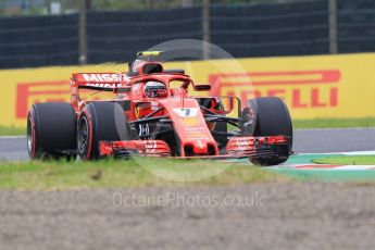 World © Octane Photographic Ltd. Formula 1 – Japanese GP - Practice 1. Scuderia Ferrari SF71-H – Kimi Raikkonen. Suzuka Circuit, Japan. Friday 5th October 2018.